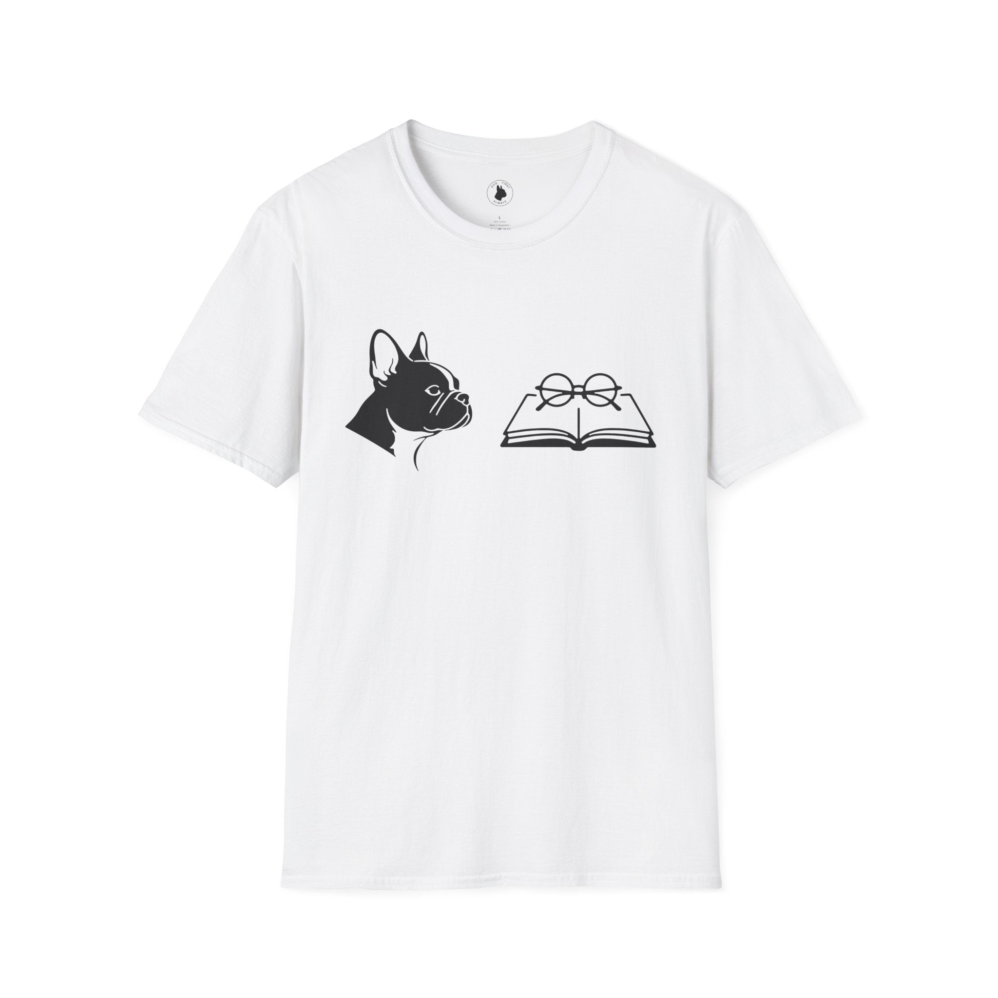 FRENCHIE AND BOOK T-Shirt