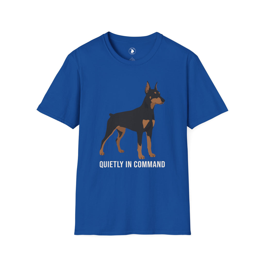 DOBERMAN QUIETLY IN COMMAND T-Shirt