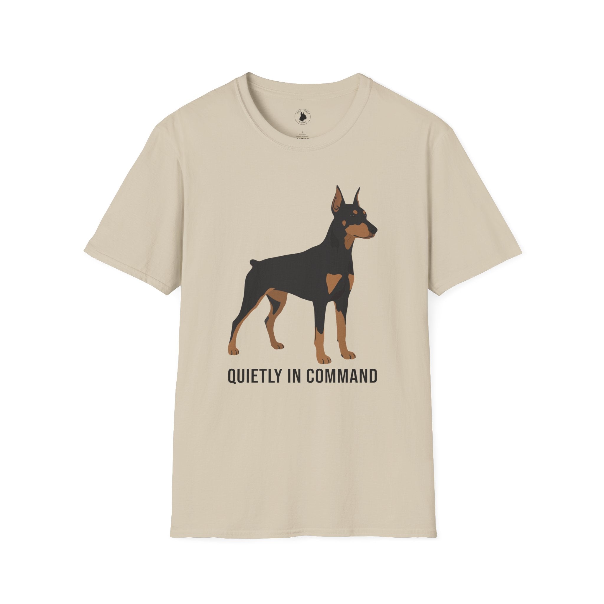 DOBERMAN QUIETLY IN COMMAND T-Shirt