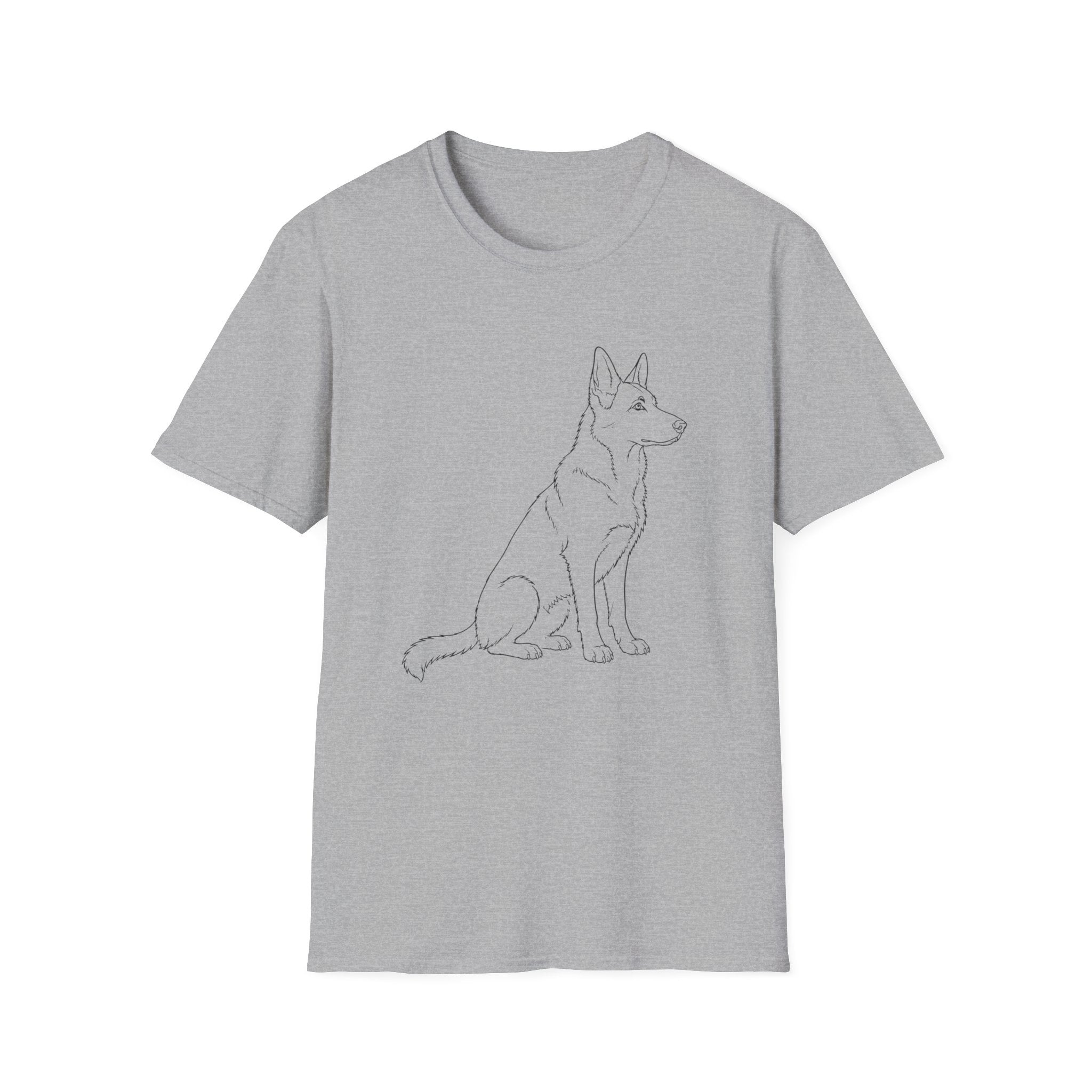 GERMAN SHEPHERD SIT T-Shirt