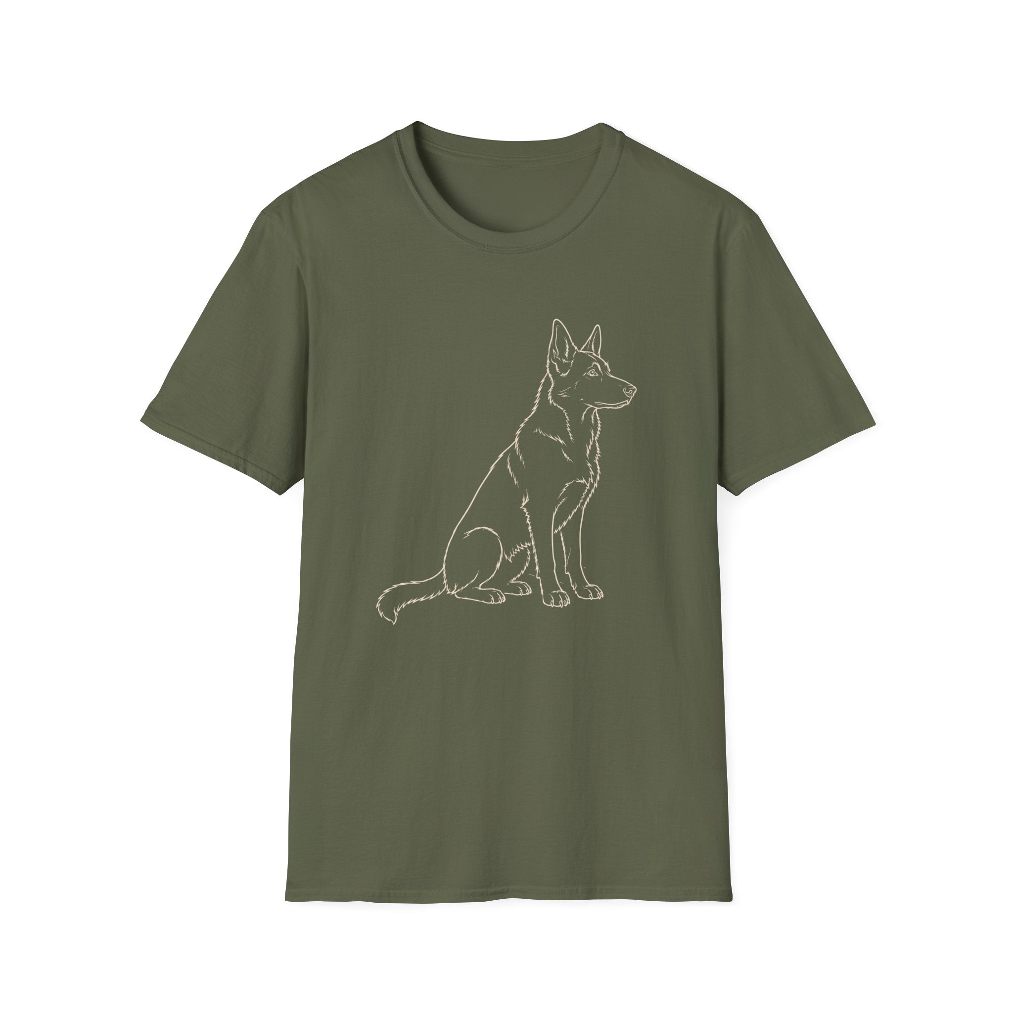 GERMAN SHEPHERD SIT T-Shirt