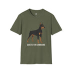 DOBERMAN QUIETLY IN COMMAND T-Shirt
