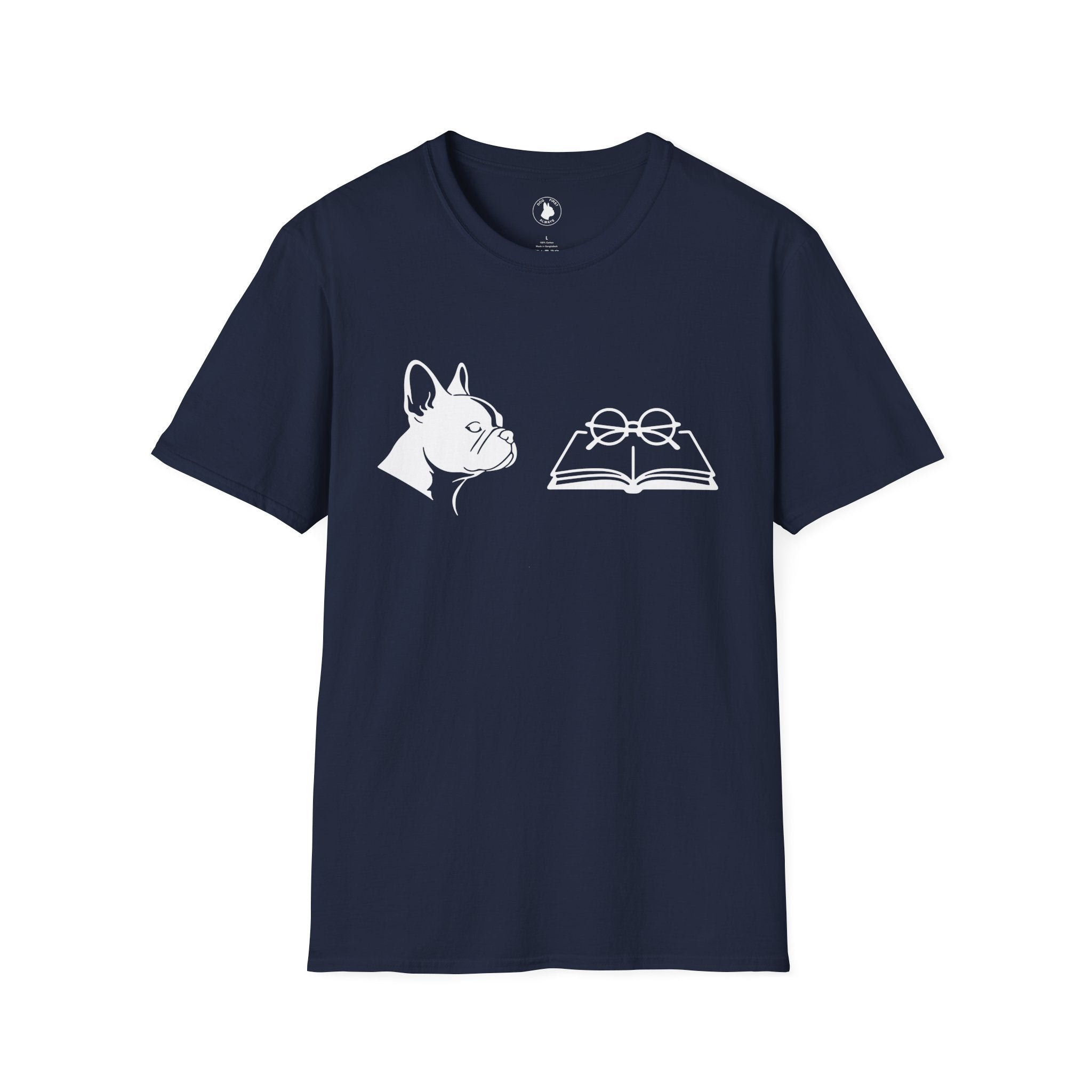 FRENCHIE AND BOOK T-Shirt