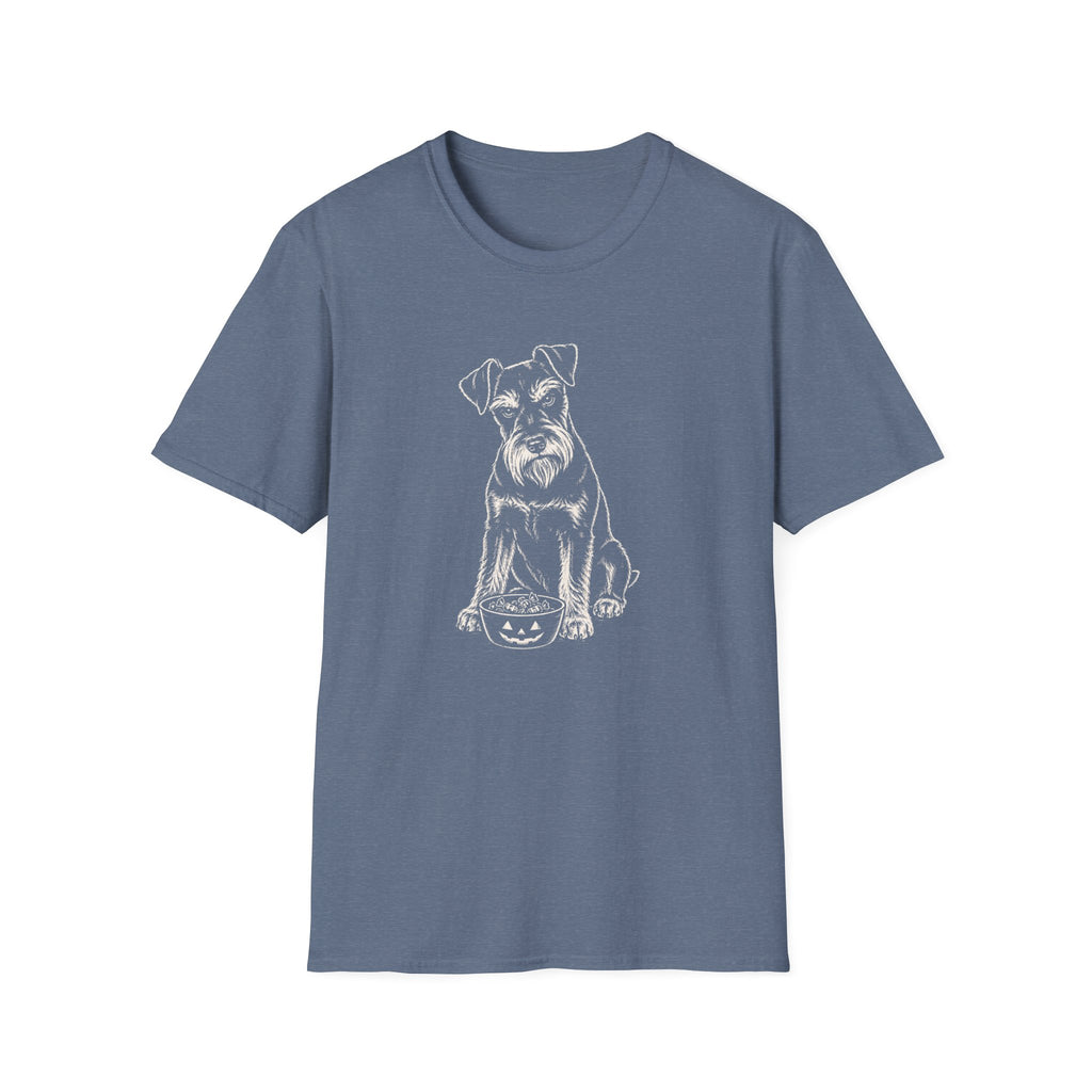 SCHNAUZER WITH CANDY BOWL T-Shirt