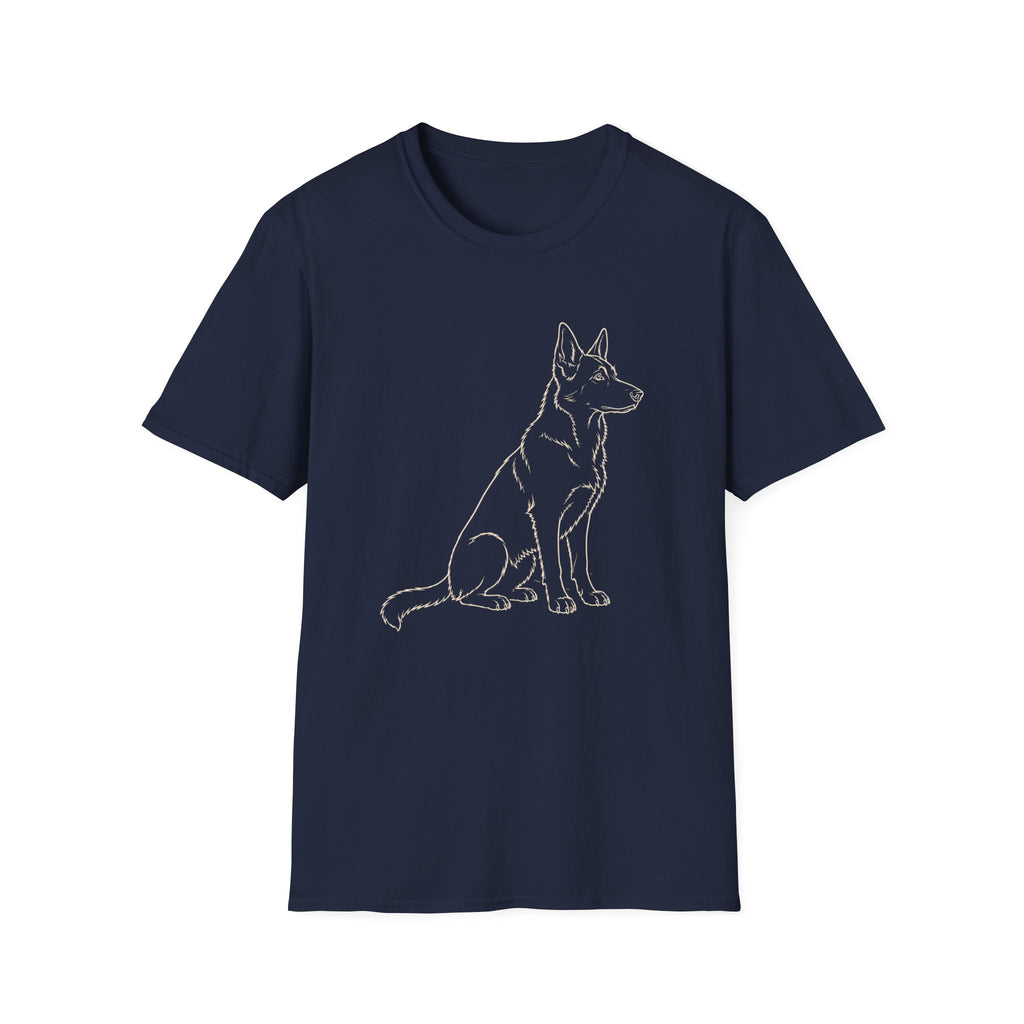 GERMAN SHEPHERD SIT T-Shirt