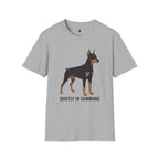 DOBERMAN QUIETLY IN COMMAND T-Shirt