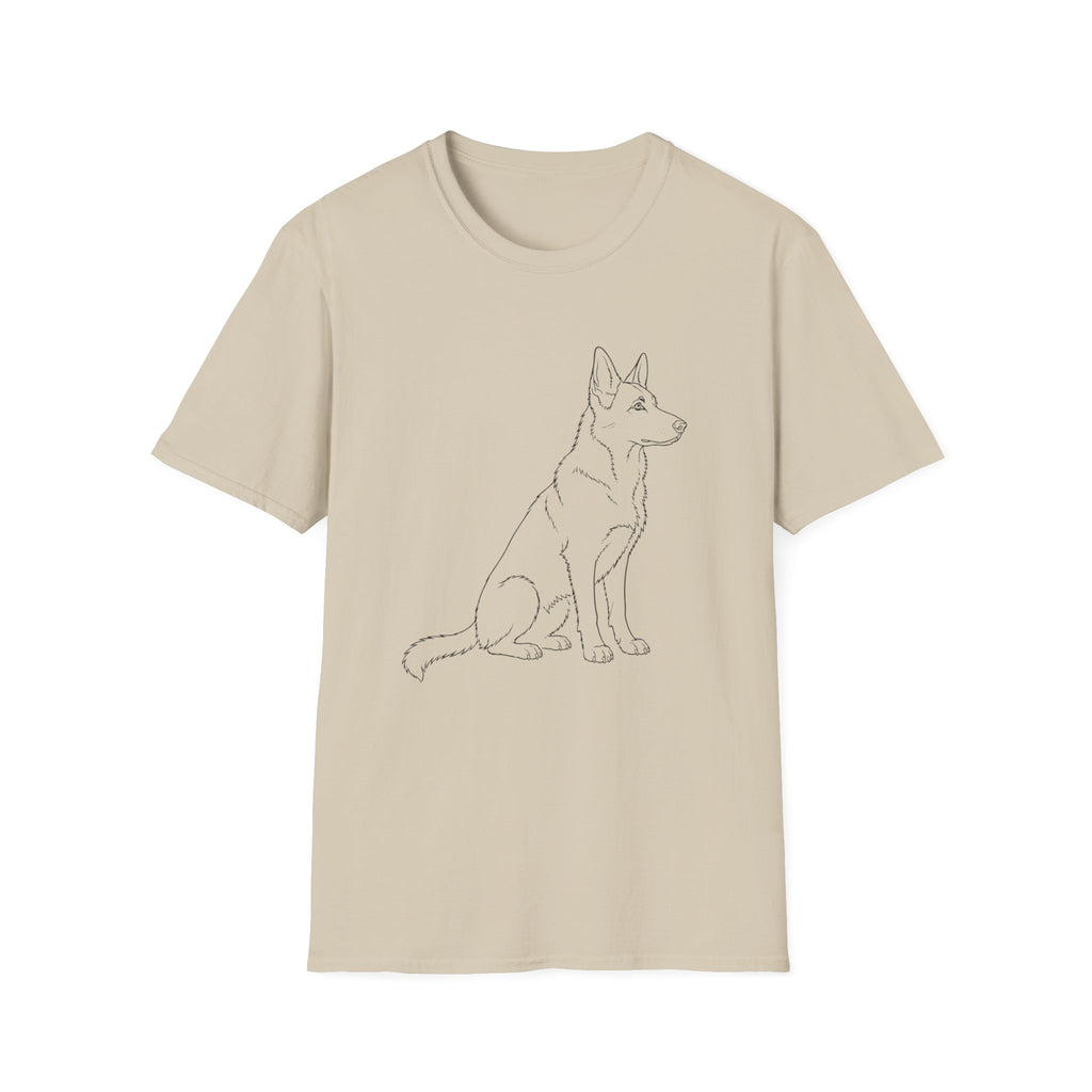 GERMAN SHEPHERD SIT T-Shirt