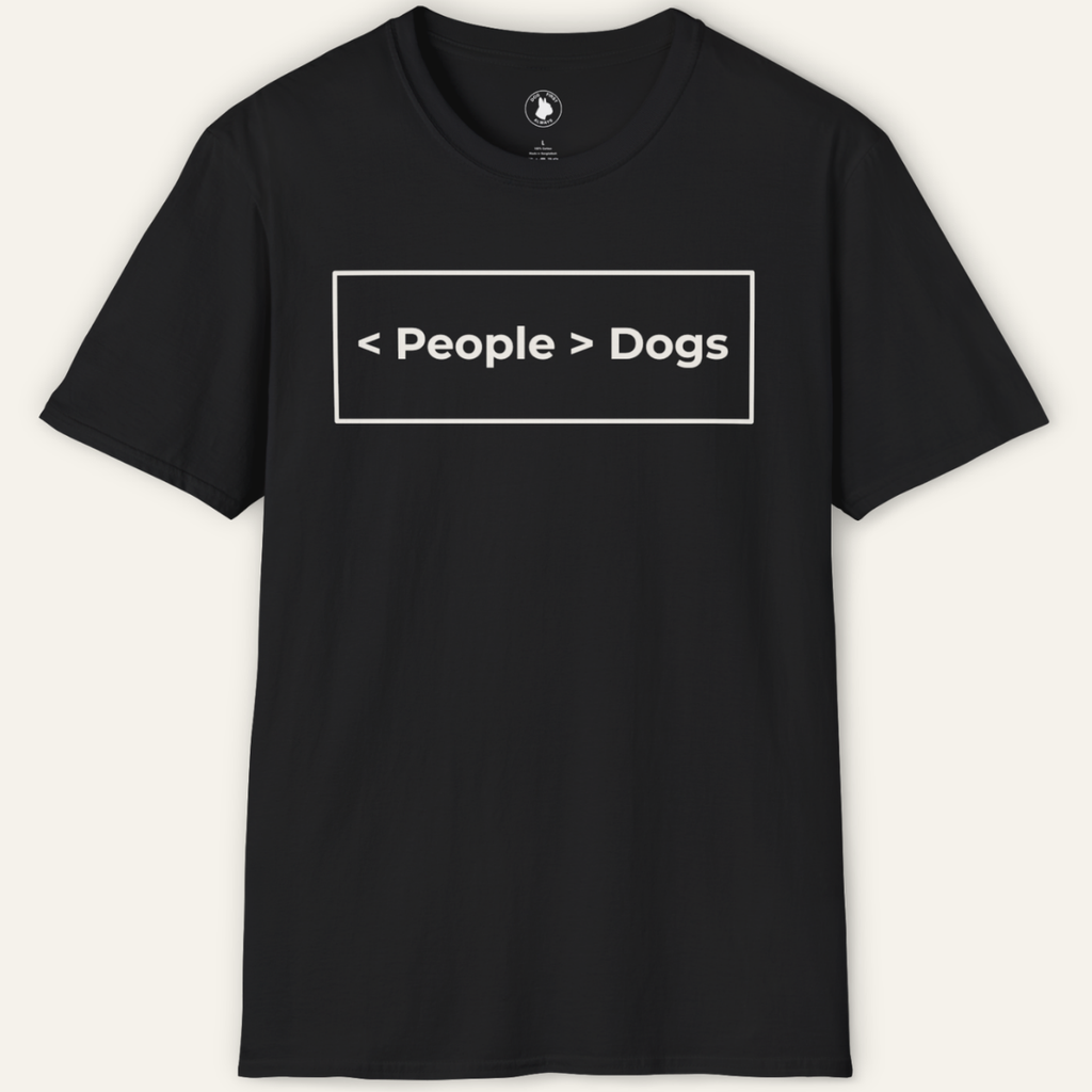 < People > Dogs T-Shirt