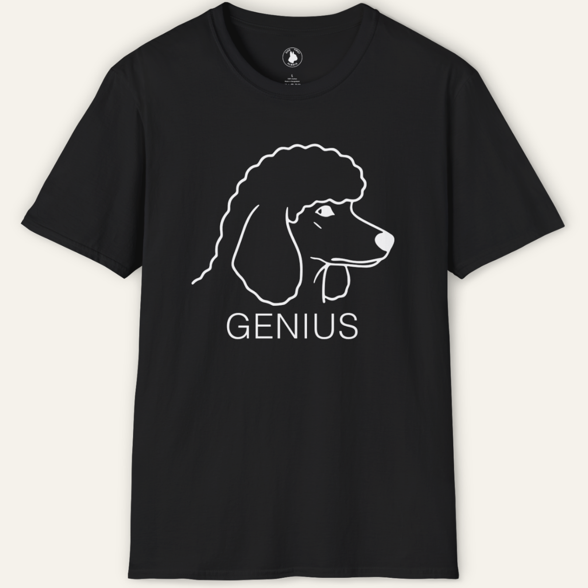 POODLE GENIUS LINE ART T-Shirt