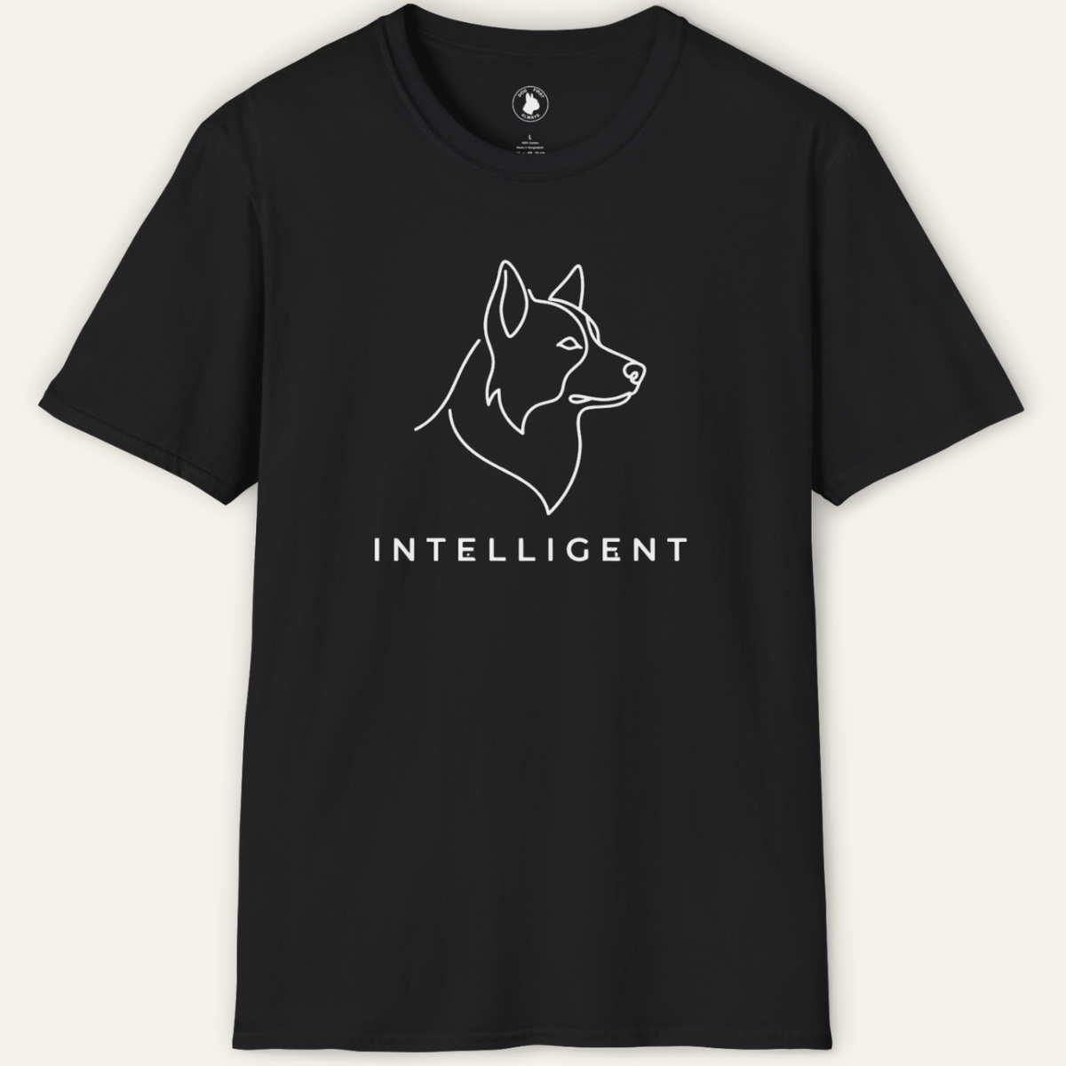 COLLIE INTELLIGENT LINE ART T-Shirt