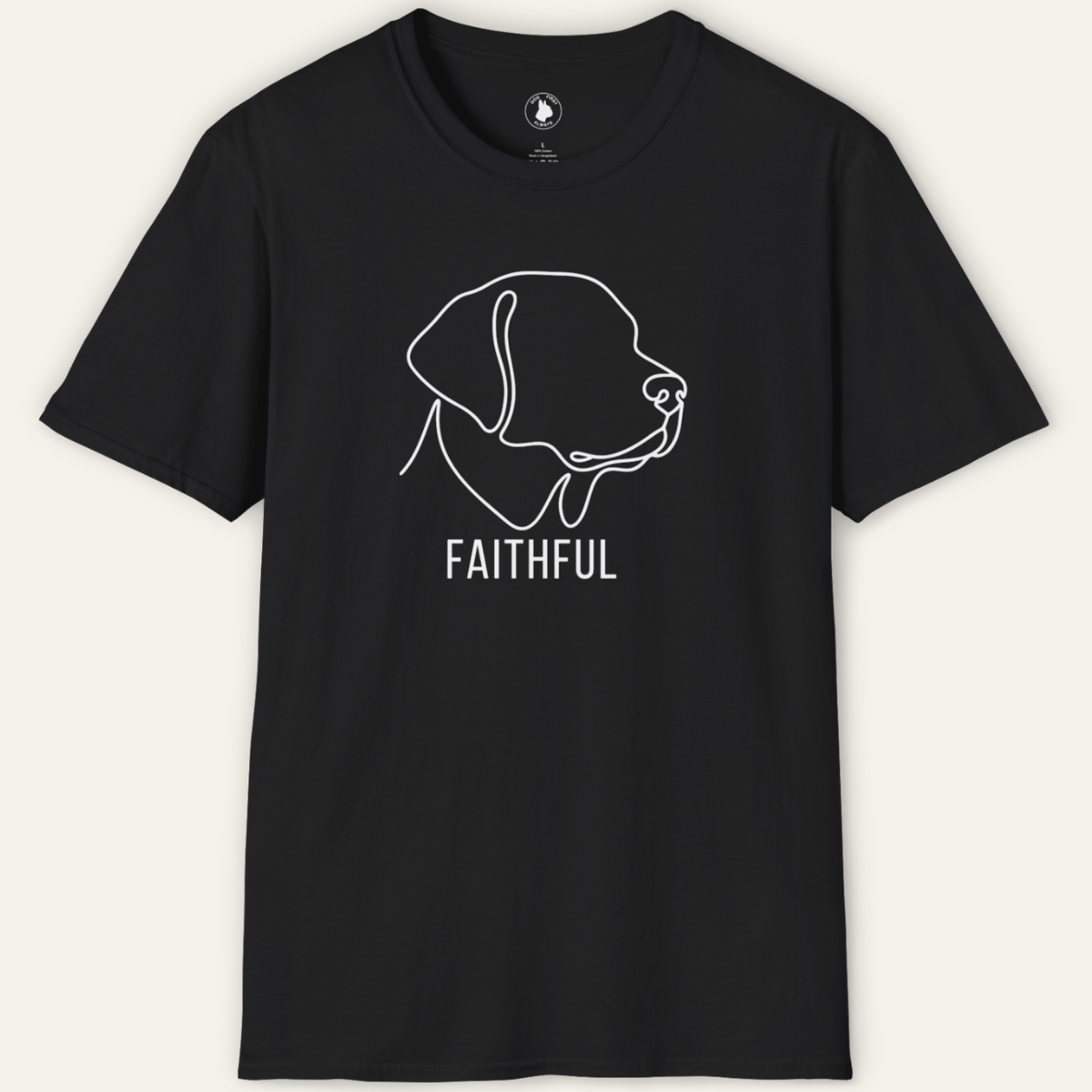 LABRADOR FAITHFUL LINE ART T-Shirt