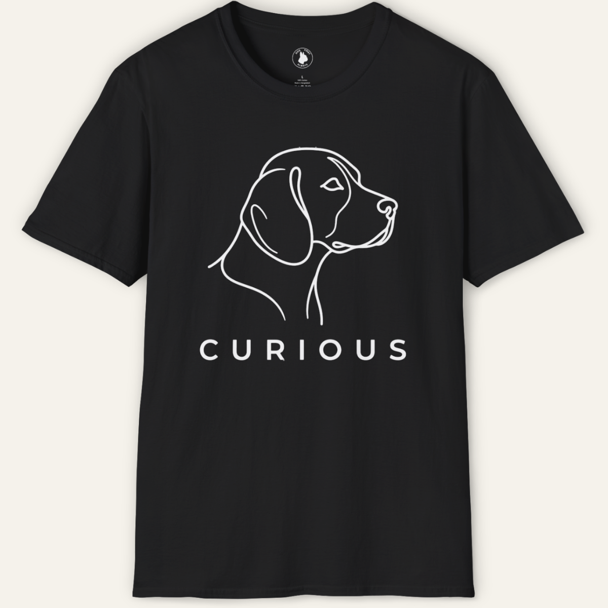 BEAGLE CURIOUS LINE ART T-Shirt