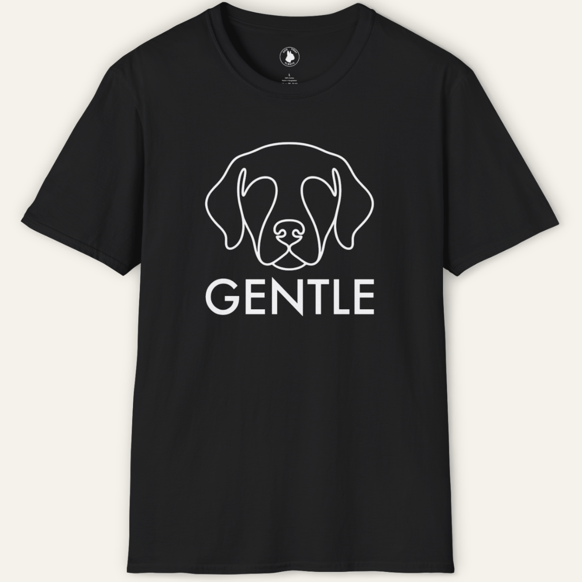 GOLDEN RETRIEVER GENTLE  LINE ART T-Shirt