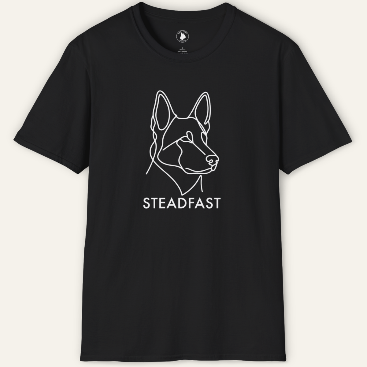 GERMAN SHEPHERD STEADFAST LINE ART T-Shirt