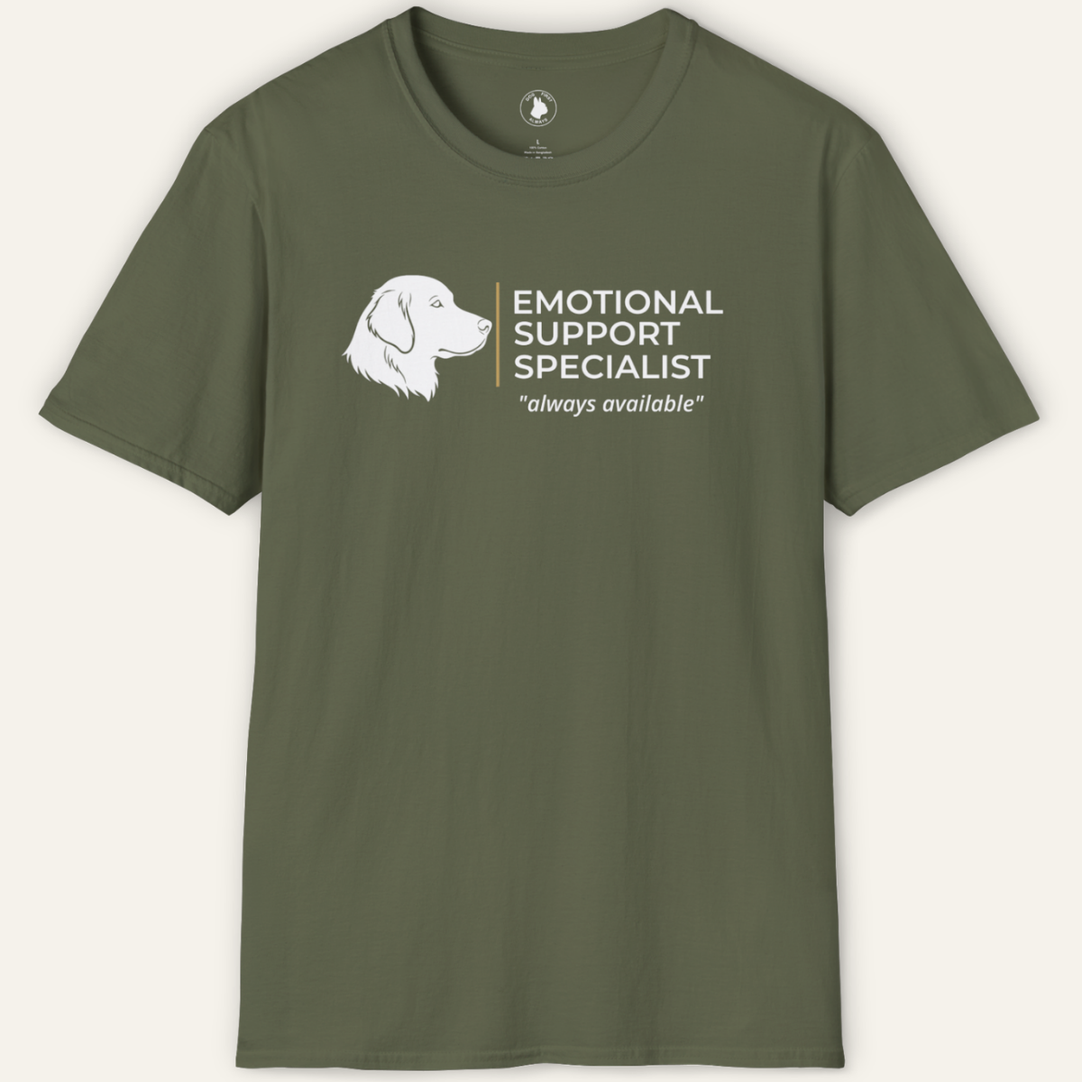 GOLDEN RETRIEVER EMOTIONAL SUPPORT SPECIALIST T-Shirt