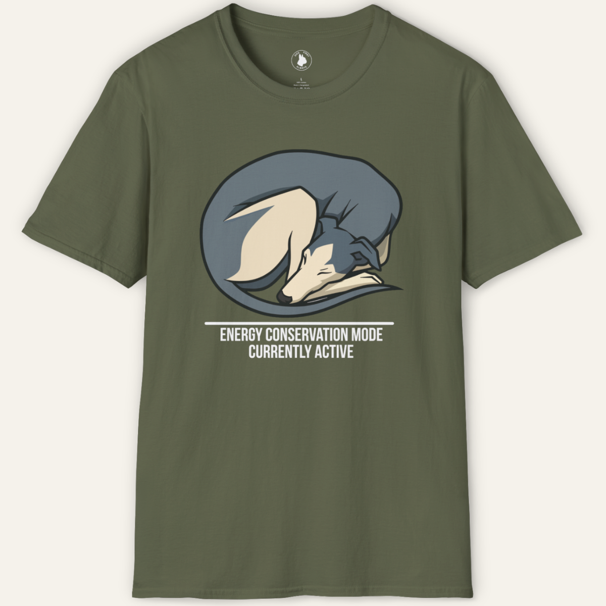 GREYHOUND ENERGY CONSERVATION MODE T-Shirt