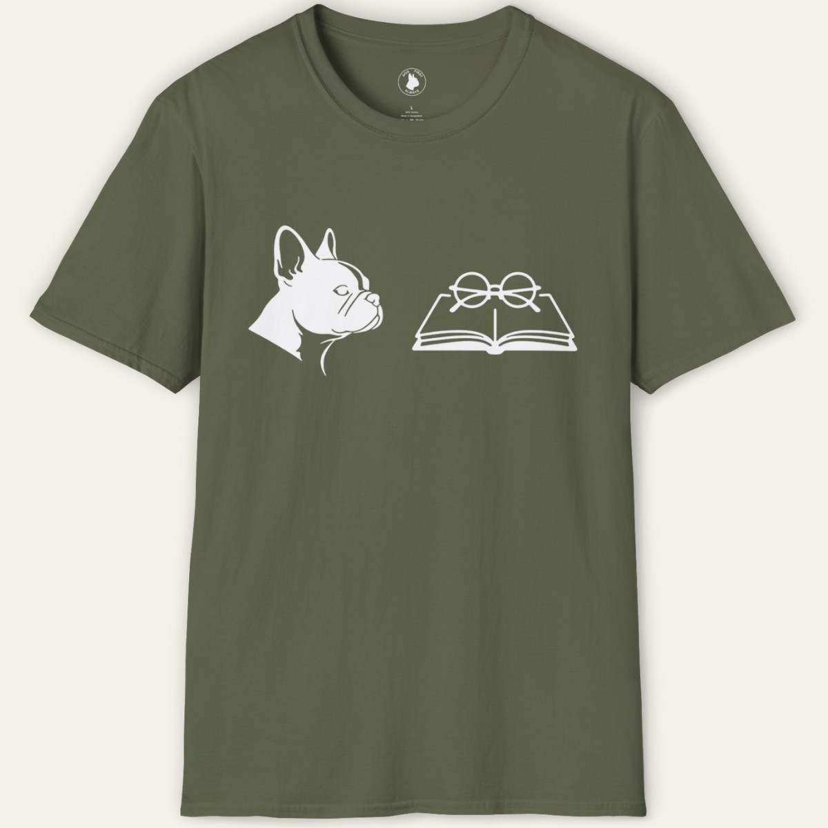 FRENCHIE AND BOOK T-Shirt