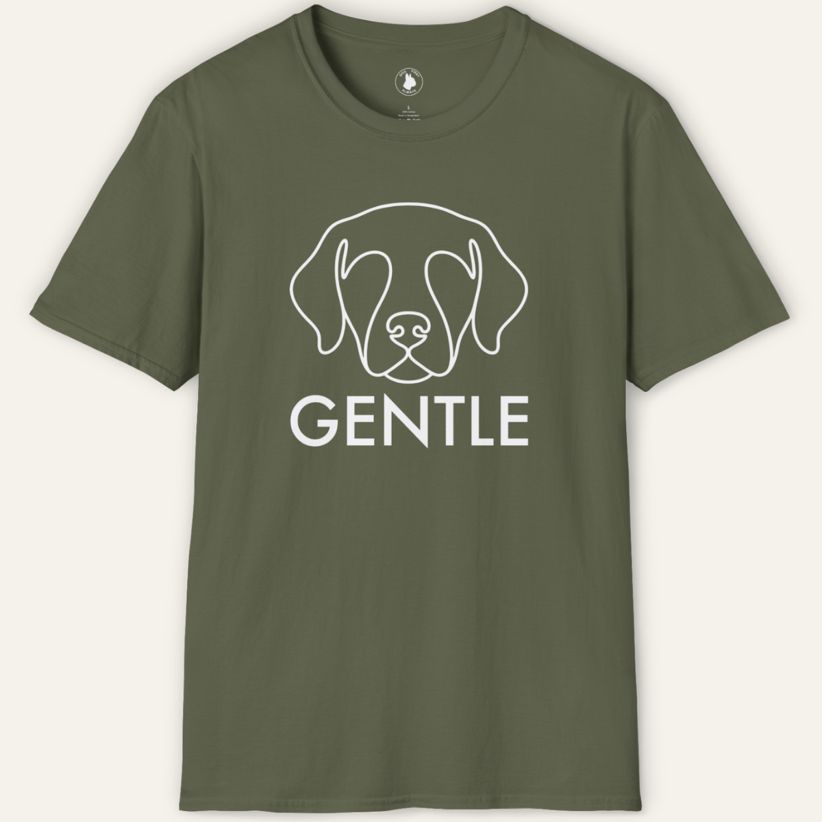 GOLDEN RETRIEVER GENTLE  LINE ART T-Shirt