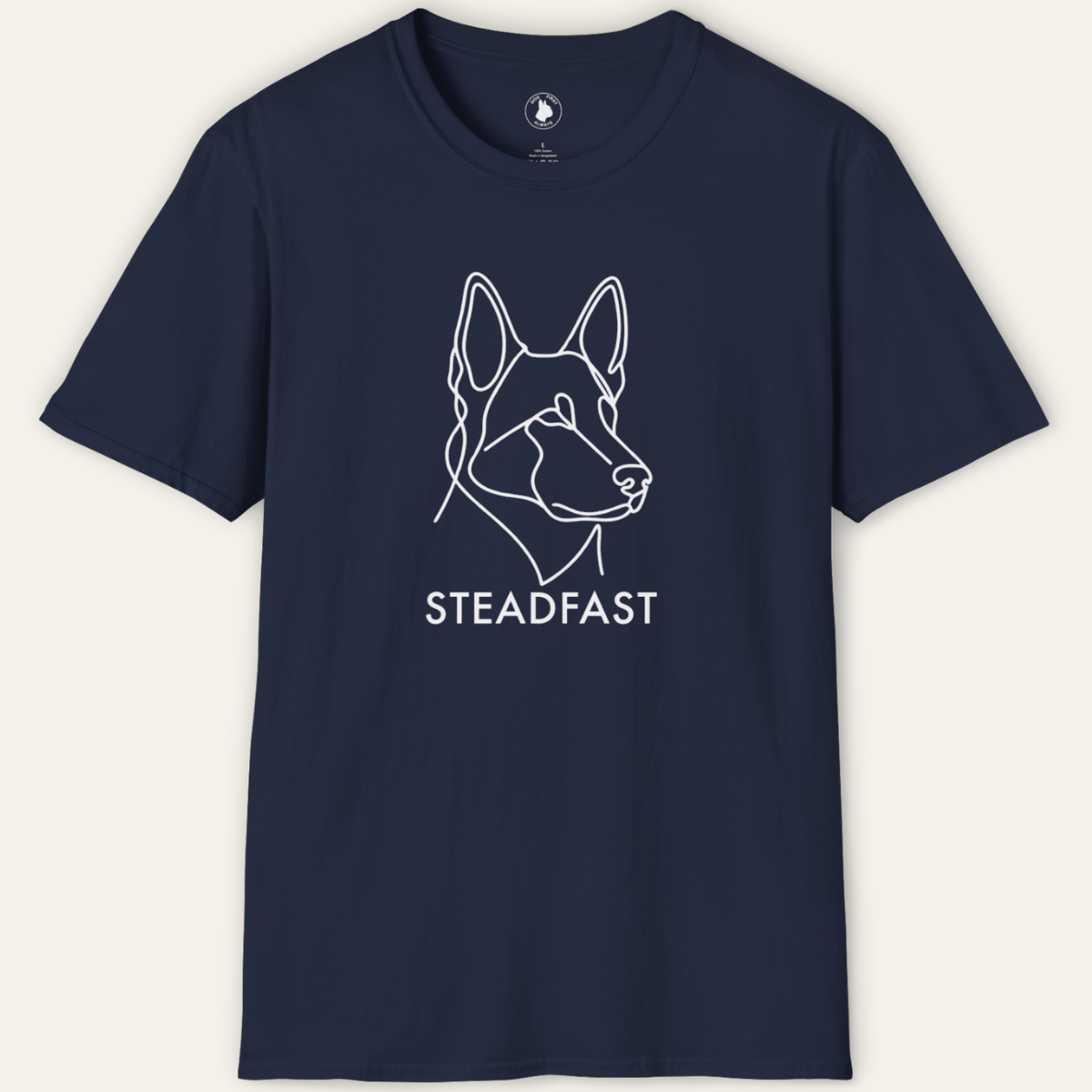 GERMAN SHEPHERD STEADFAST LINE ART T-Shirt