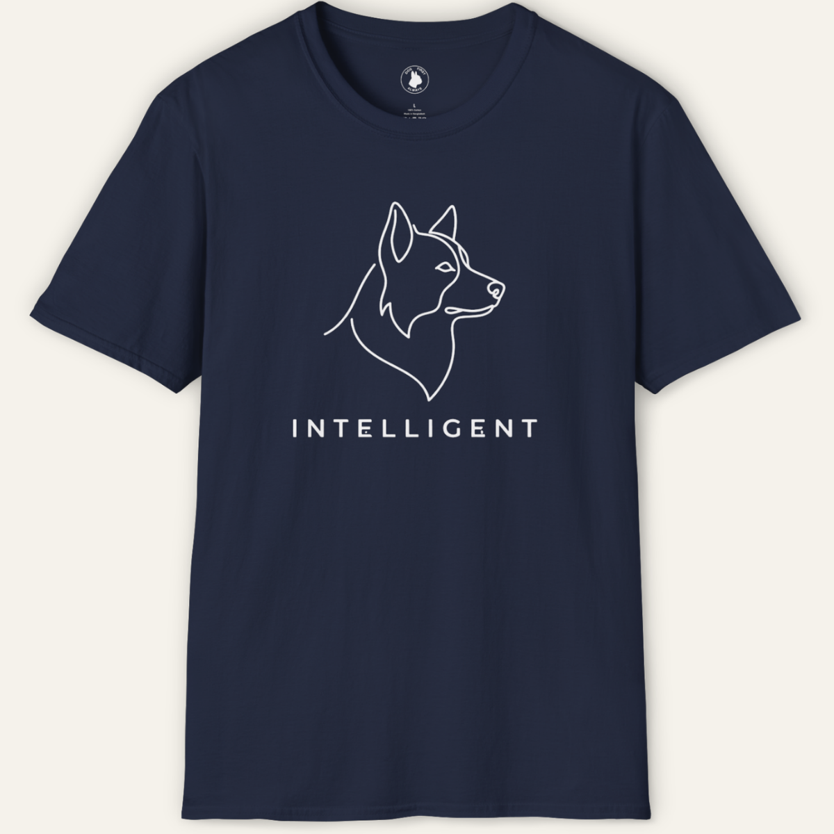 COLLIE INTELLIGENT LINE ART T-Shirt