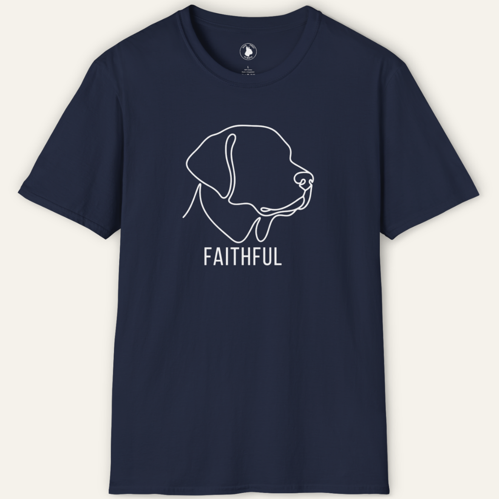 LABRADOR FAITHFUL LINE ART T-Shirt