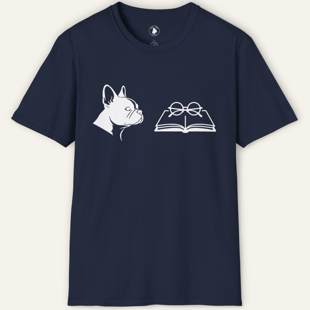 FRENCHIE AND BOOK T-Shirt