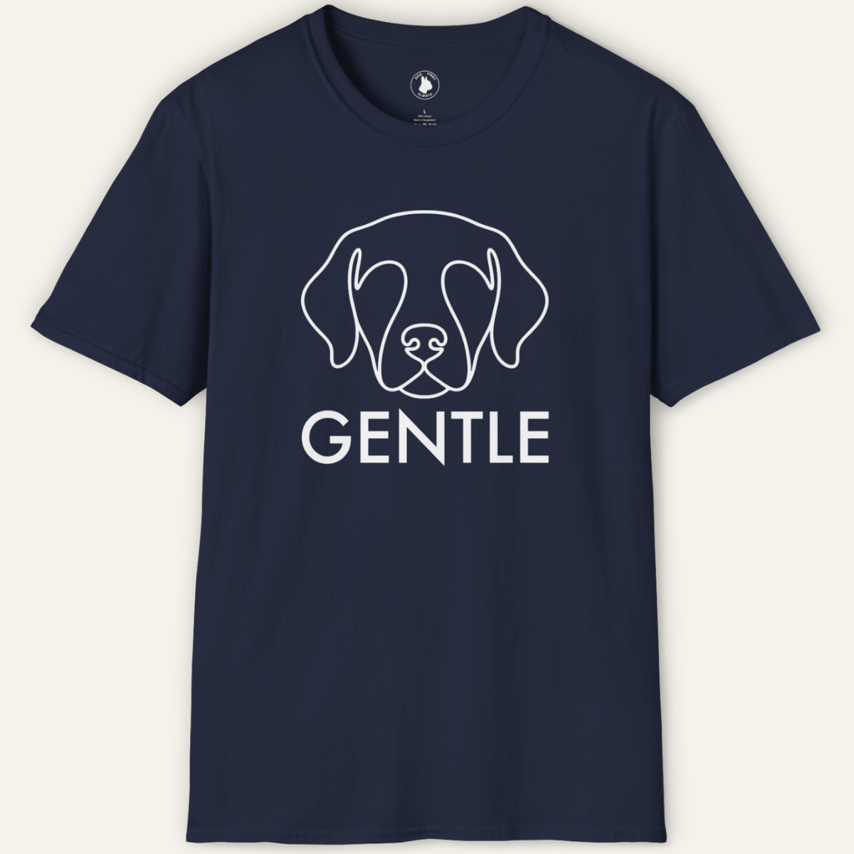 GOLDEN RETRIEVER GENTLE  LINE ART T-Shirt