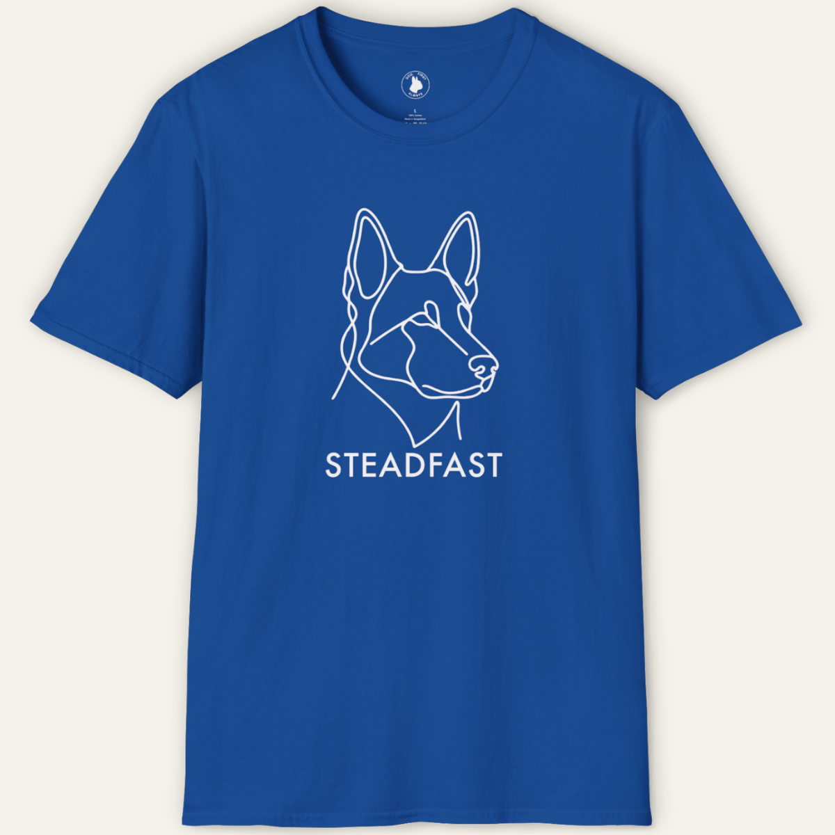 GERMAN SHEPHERD STEADFAST LINE ART T-Shirt
