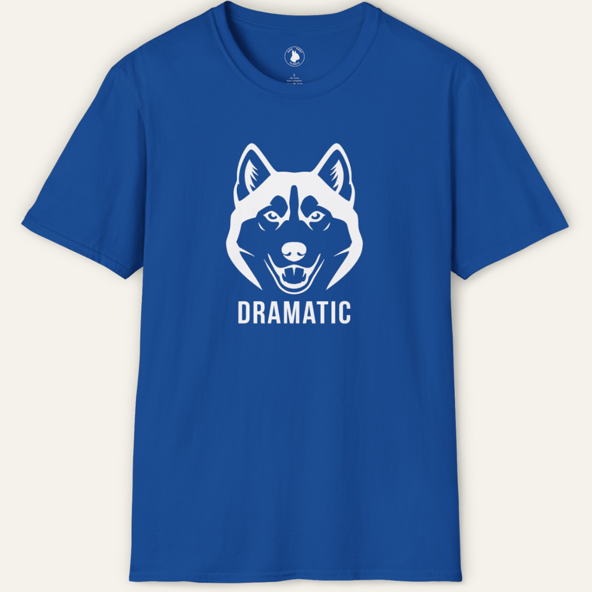 HUSKY DRAMATIC LINE ART T-Shirt