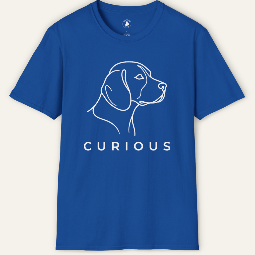 BEAGLE CURIOUS LINE ART T-Shirt