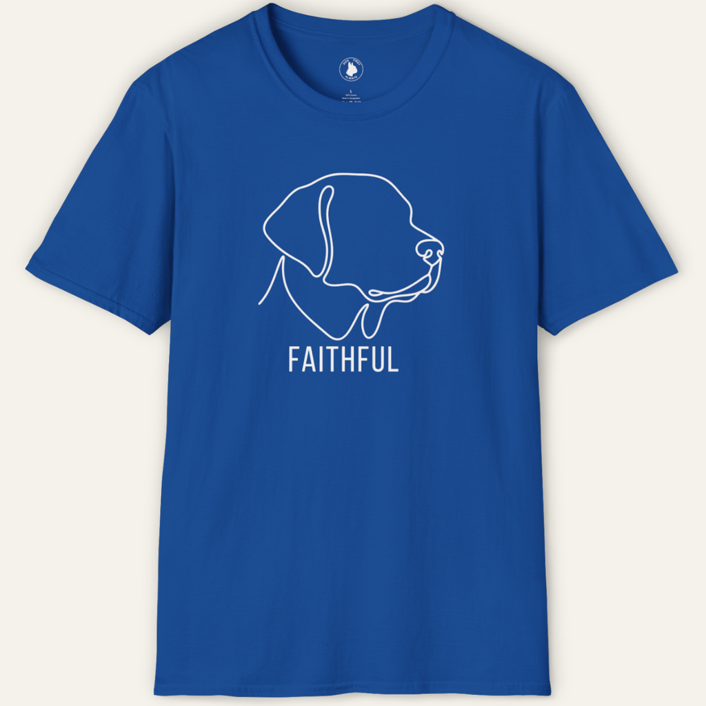 LABRADOR FAITHFUL LINE ART T-Shirt