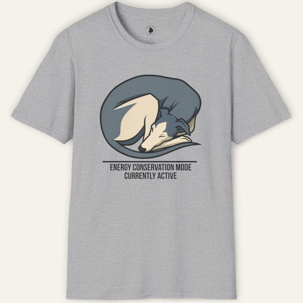 GREYHOUND ENERGY CONSERVATION MODE T-Shirt