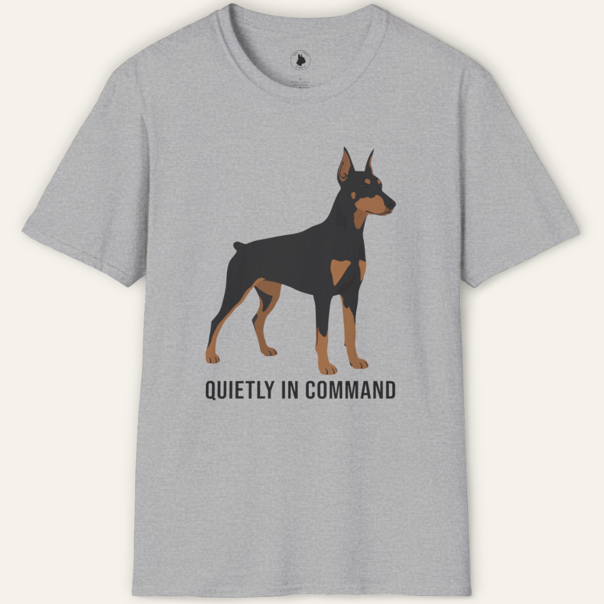 DOBERMAN QUIETLY IN COMMAND T-Shirt