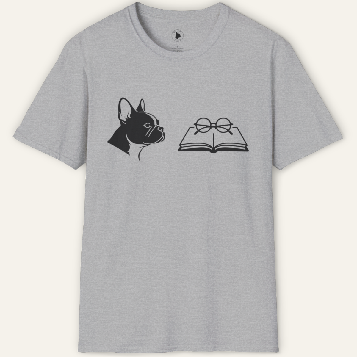 FRENCHIE AND BOOK T-Shirt