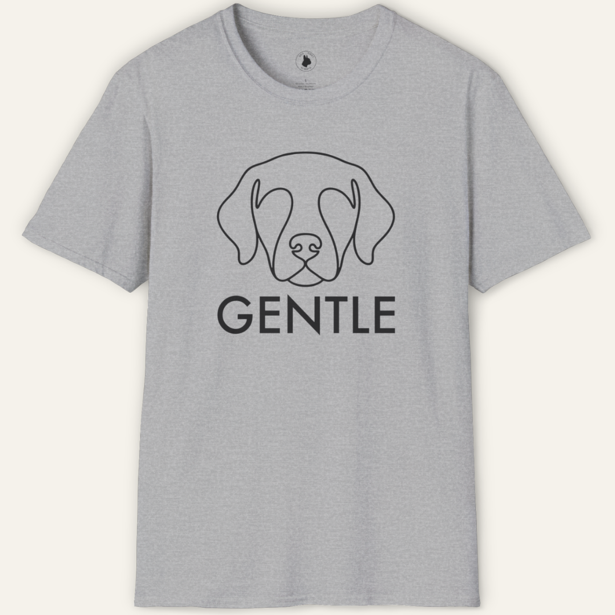 GOLDEN RETRIEVER GENTLE  LINE ART T-Shirt