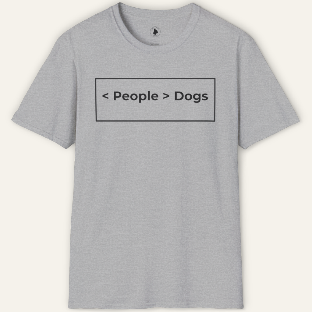 < People > Dogs T-Shirt