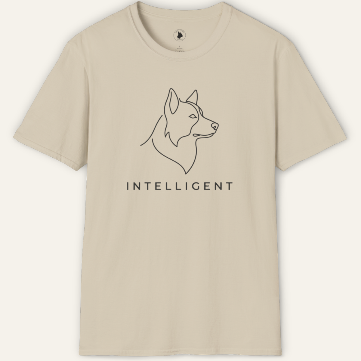 COLLIE INTELLIGENT LINE ART T-Shirt