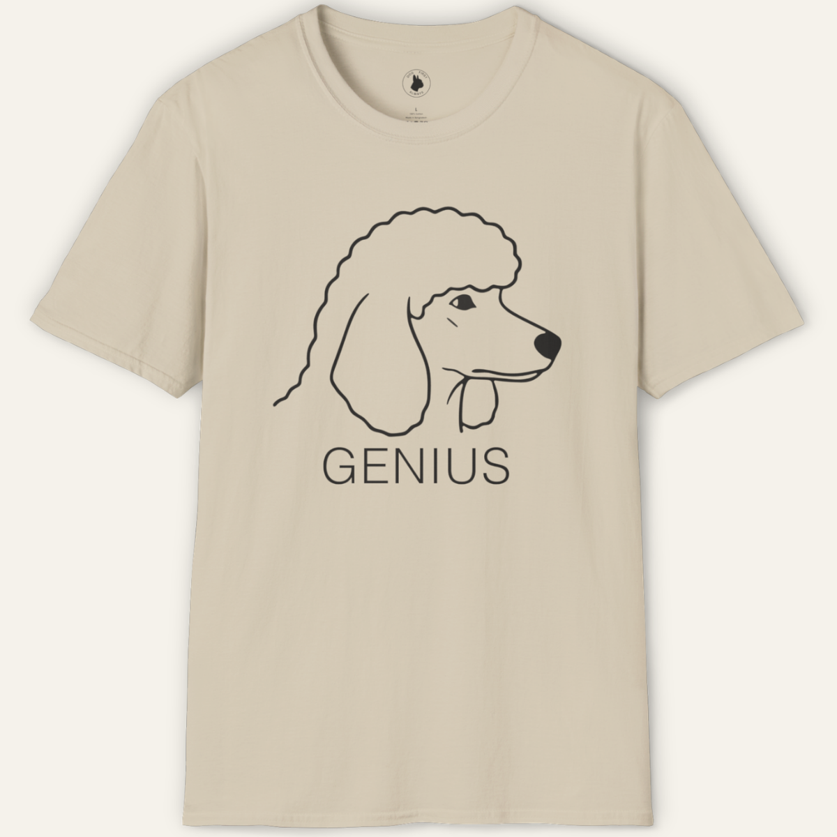 POODLE GENIUS LINE ART T-Shirt