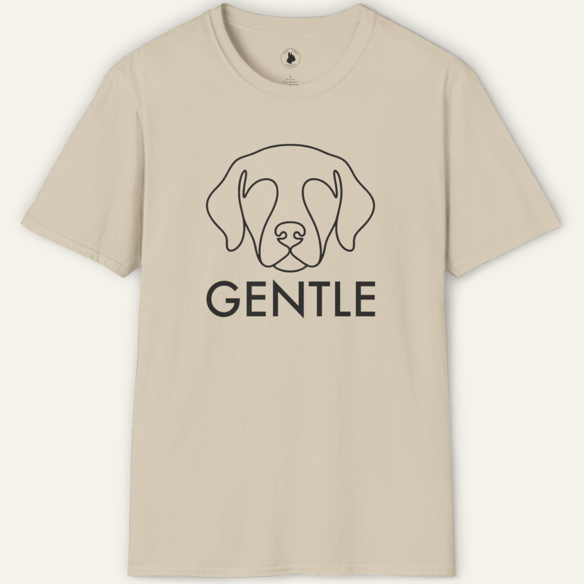GOLDEN RETRIEVER GENTLE  LINE ART T-Shirt