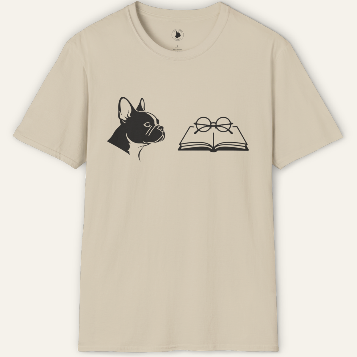 FRENCHIE AND BOOK T-Shirt