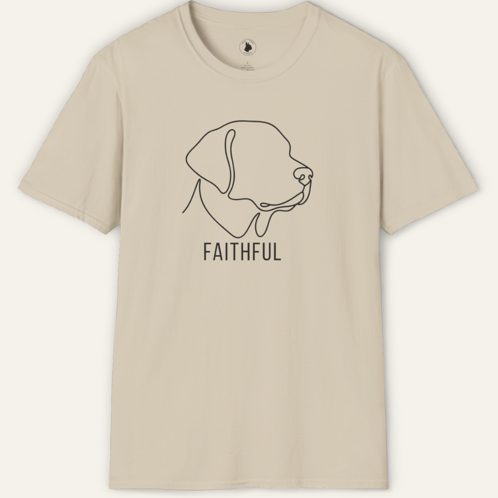 LABRADOR FAITHFUL LINE ART T-Shirt