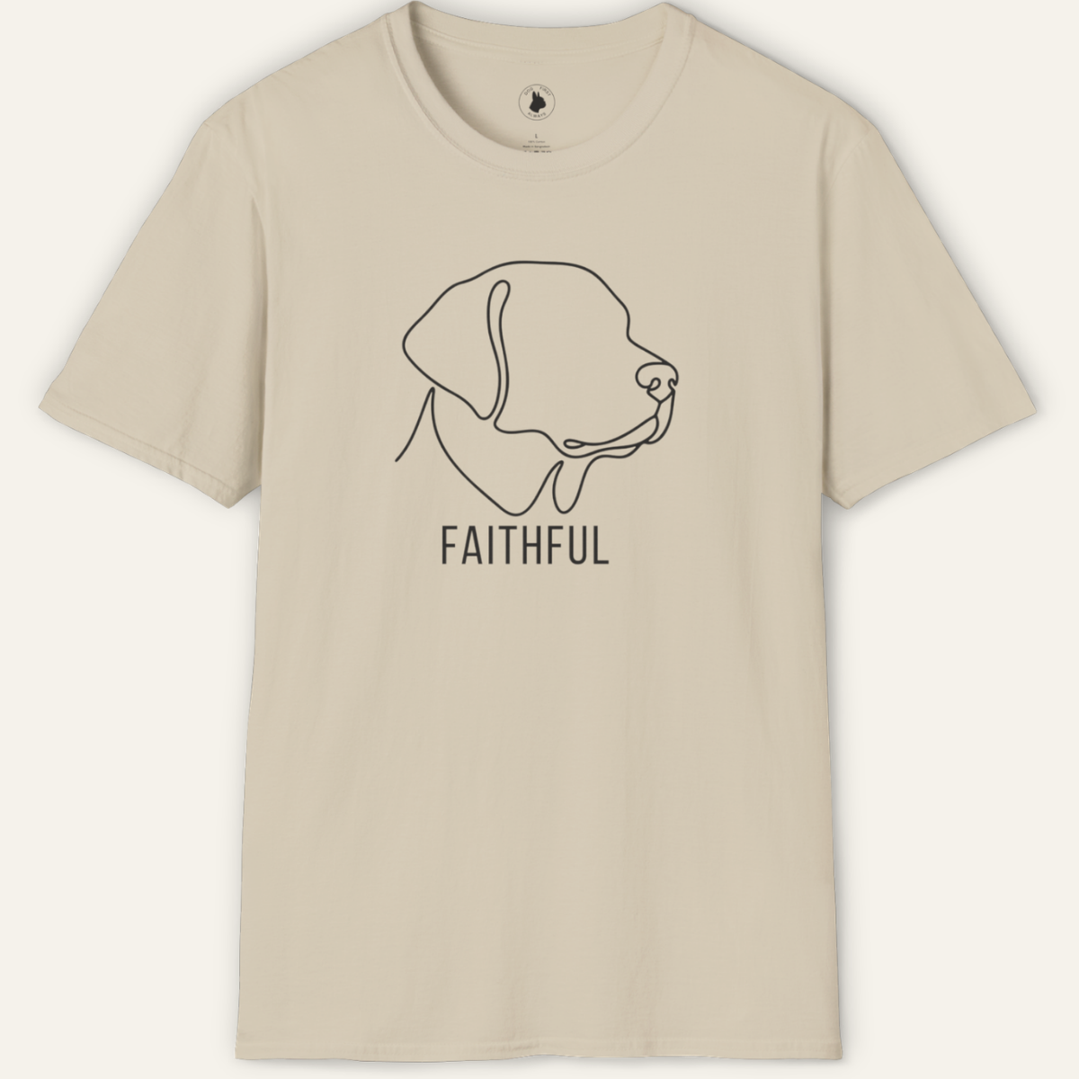 LABRADOR FAITHFUL LINE ART T-Shirt
