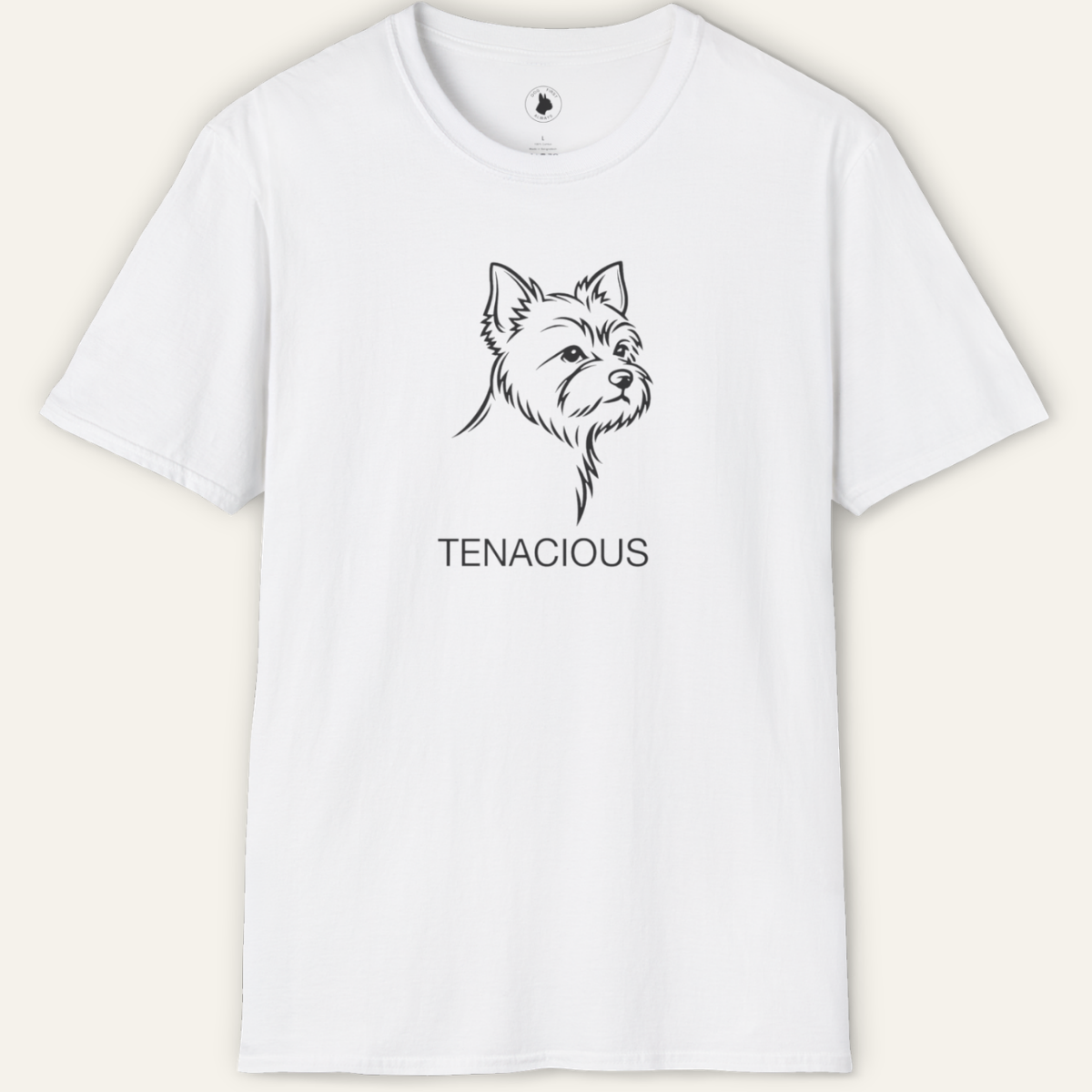 YORKIE TENACIOUS LINE ART T-Shirt