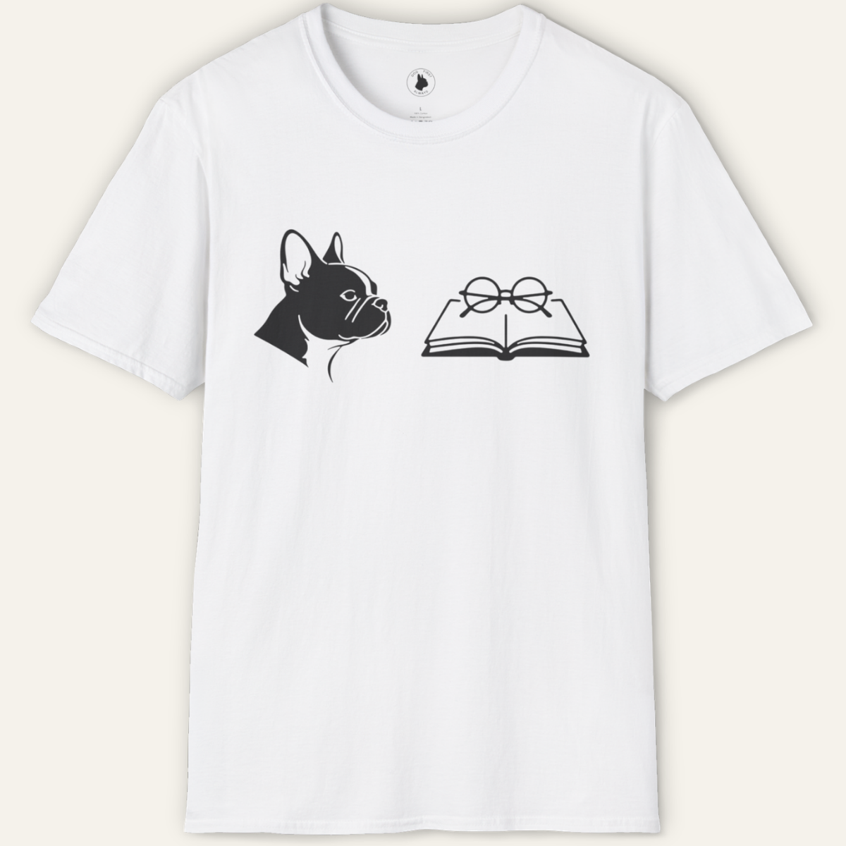 FRENCHIE AND BOOK T-Shirt