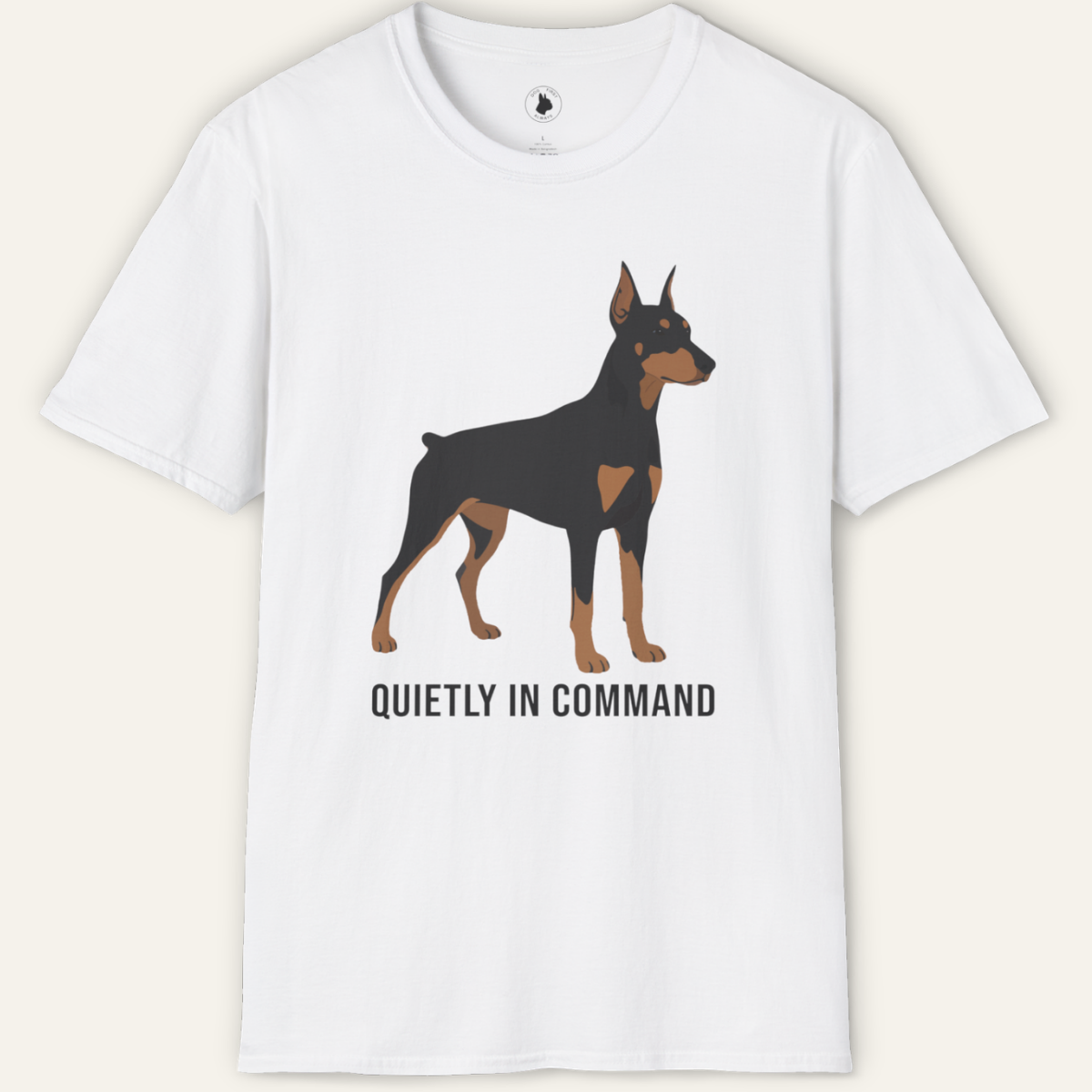DOBERMAN QUIETLY IN COMMAND T-Shirt