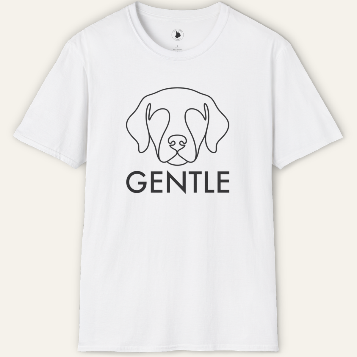 GOLDEN RETRIEVER GENTLE  LINE ART T-Shirt