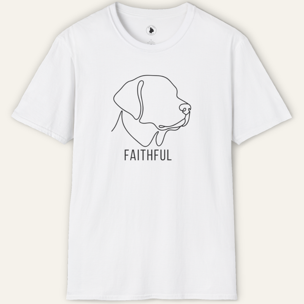 LABRADOR FAITHFUL LINE ART T-Shirt