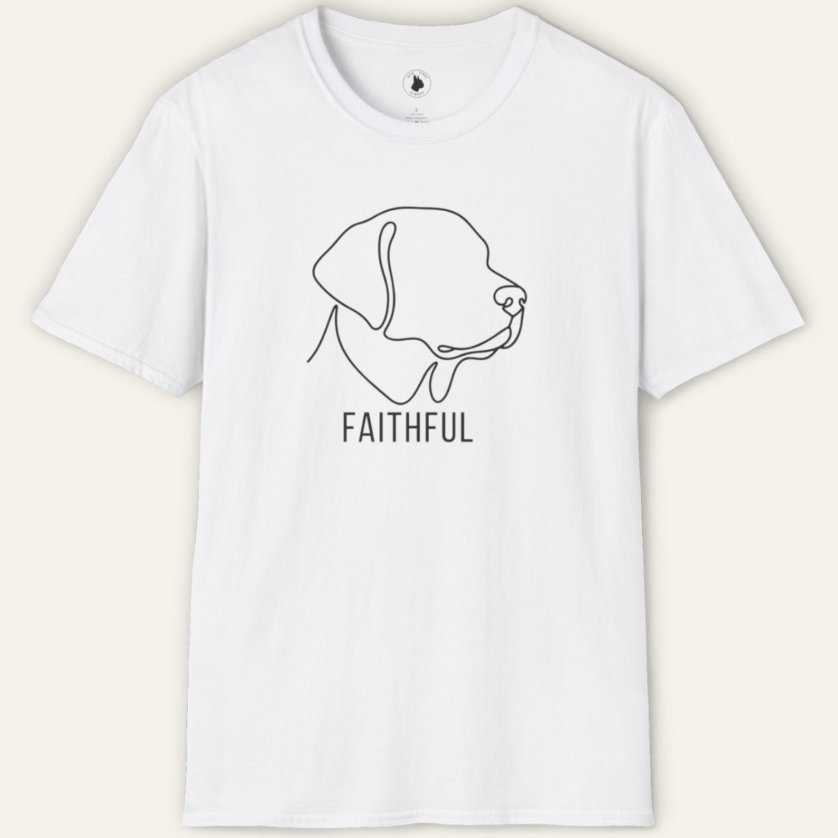 LABRADOR FAITHFUL LINE ART T-Shirt