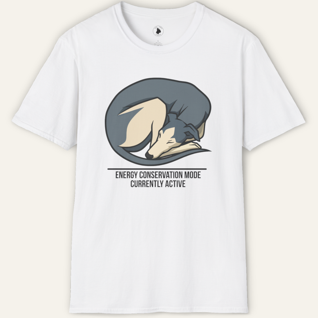 GREYHOUND ENERGY CONSERVATION MODE T-Shirt