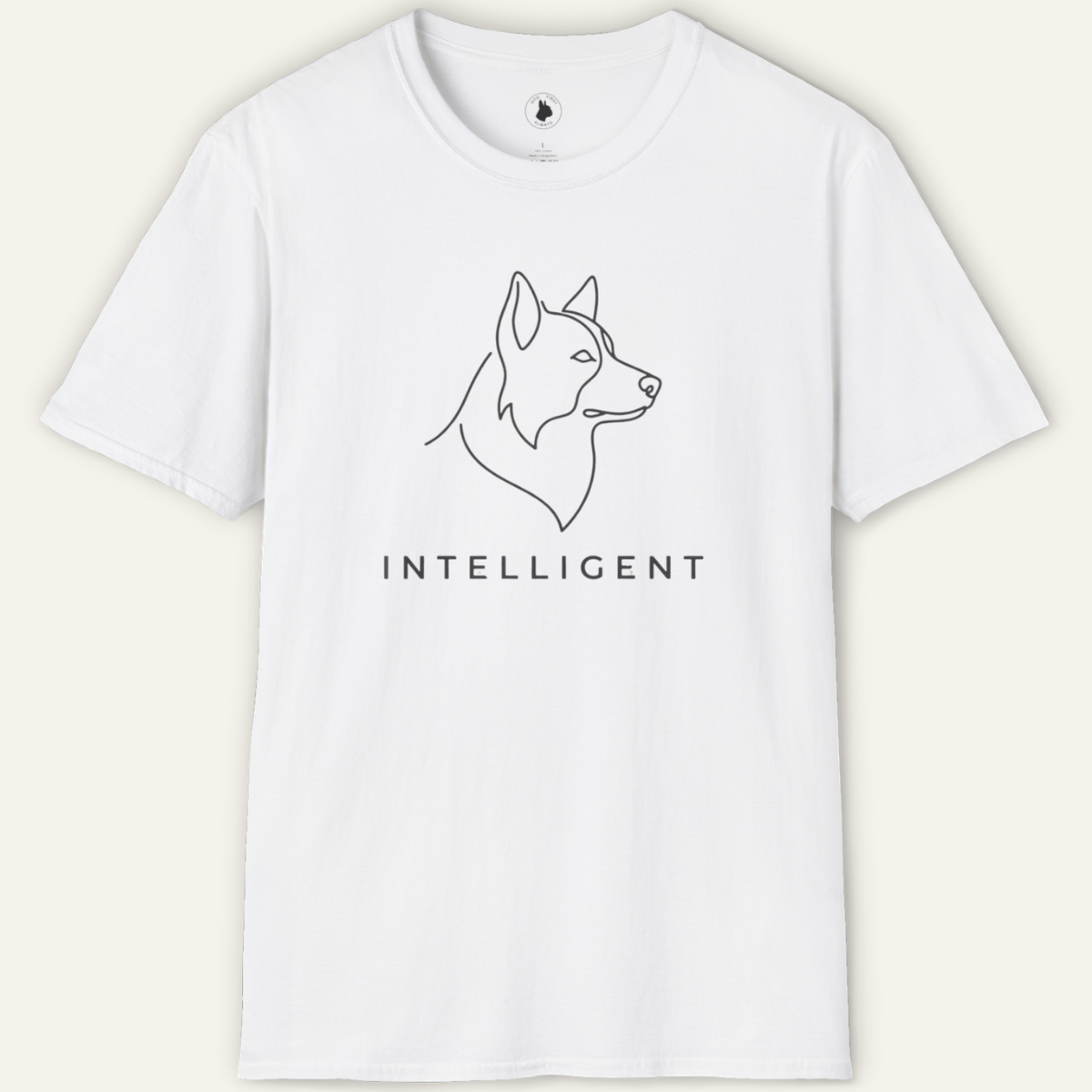 COLLIE INTELLIGENT LINE ART T-Shirt